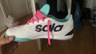 Adidas Fútbol Sala Blancas y Turquesa