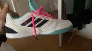 Adidas Fútbol Sala Blancas y Turquesa