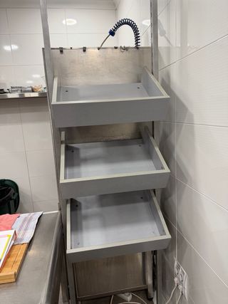 Expositor panadería 3 niveles