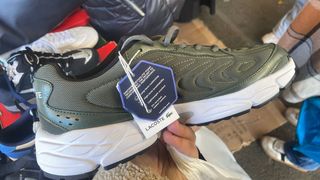 Zapatillas Lacoste Verde y Blanco