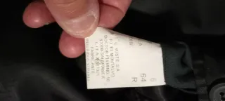 Traje de Raya Gris y Negro