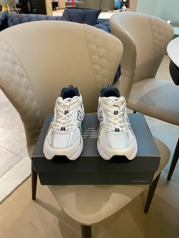 Néw Bálánce 530 White Silver Navy Talla 37.5