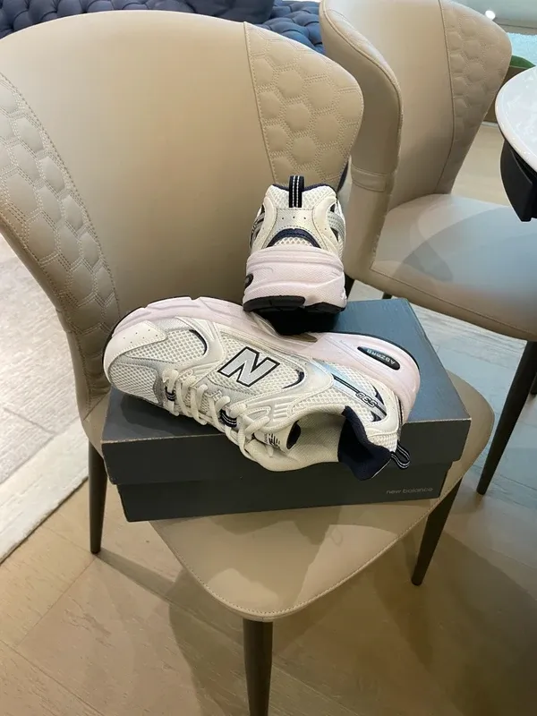 Néw Bálánce 530 White Silver Navy Talla 37.5