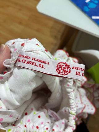 Traje de Sevillana Niña Talla Única