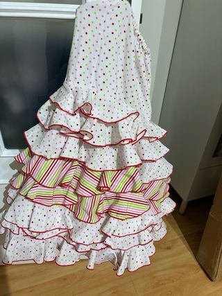 Traje de Sevillana Niña Talla Única