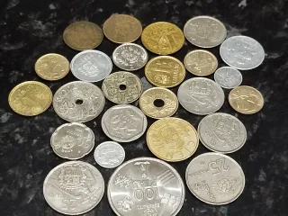 Lotto 25 Monete Spagna