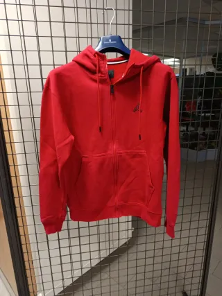 Felpa Jordan Uomo Rossa Zip Taglia S