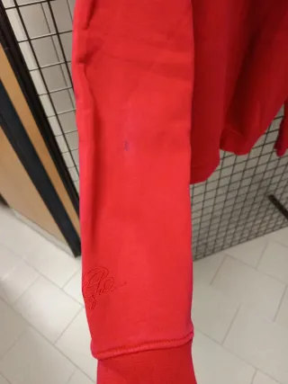 Felpa Jordan Uomo Rossa Zip Taglia S