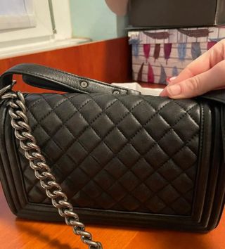 Borsa Chanel Pelle Nera Trapuntata