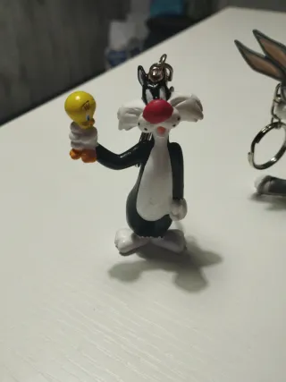 Portachiavi Bugs Bunny e Silvestro