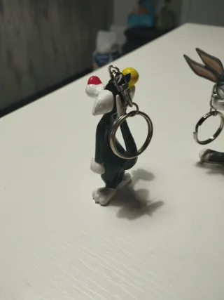 Portachiavi Bugs Bunny e Silvestro