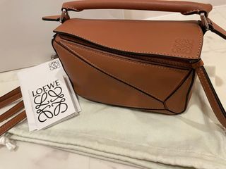 Bolso Loewe Marrón Piel