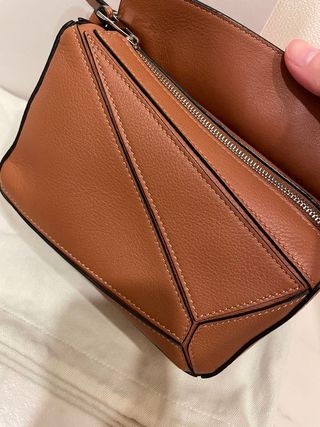 Bolso Loewe Marrón Piel