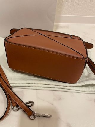Bolso Loewe Marrón Piel