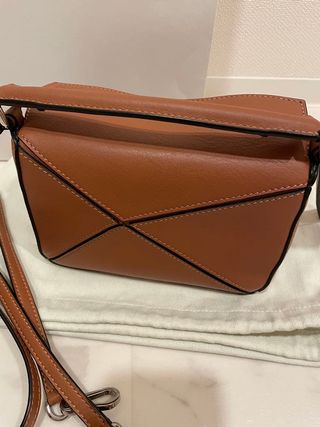 Bolso Loewe Marrón Piel