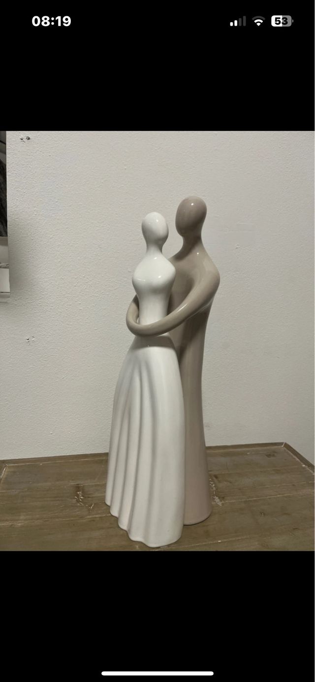 Statuetta coppia lui e lei