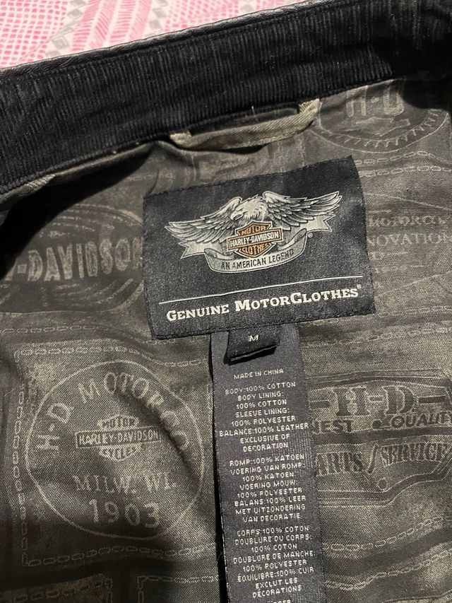 Cazadora Harley Davidson Talla L Verde Oliva