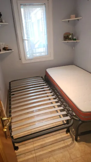 Dos camas nido plegables + un colchón