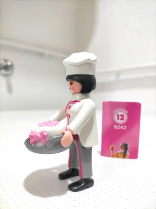 Chef pastelera Playmobil serie 12
