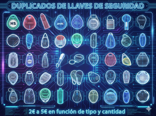 Duplicado de llaves de proximidad y magnéticas