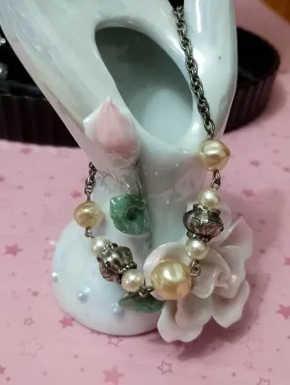 Bracciale vintage simil perle barocche