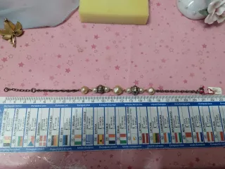 Bracciale vintage simil perle barocche