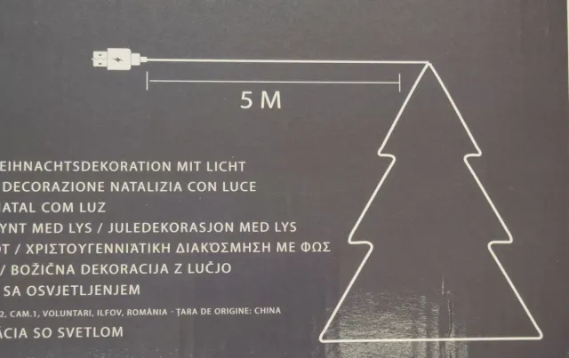Árvore de Natal LED RGB 60cm