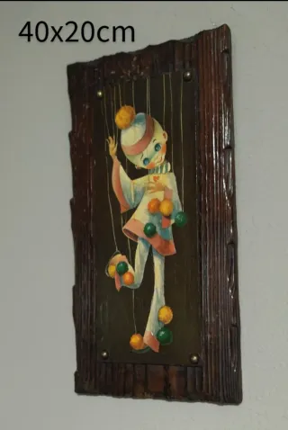 Pareja cuadros antiguos