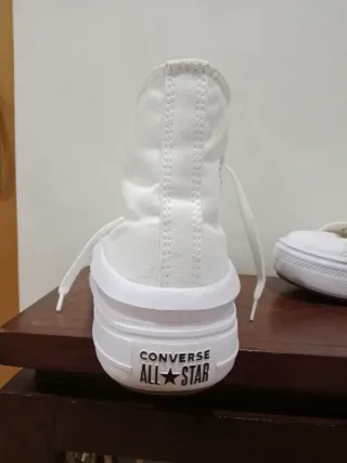 Converse All Star Plataforma Blancas