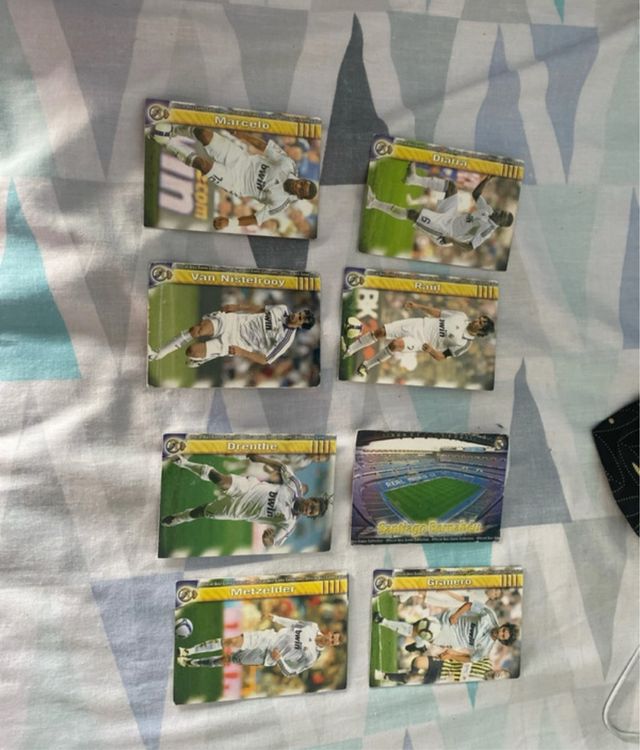 Cromos Real Madrid: Marcelo, Diarra, Raúl