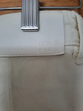 Pantalón Mango Beige Talla M