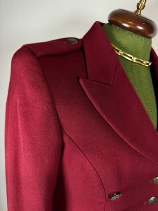 Giacca DKNY rossa stile militare