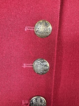 Giacca DKNY rossa stile militare