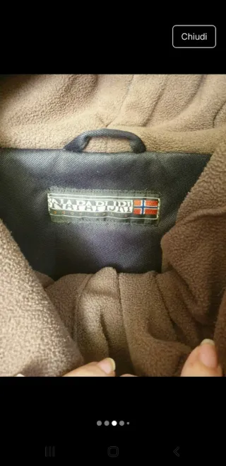 Giubbotto Napapijri blu con cappuccio