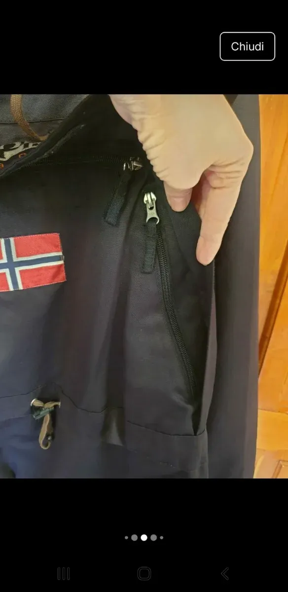 Giubbotto Napapijri blu con cappuccio