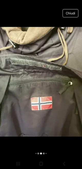 Giubbotto Napapijri blu con cappuccio