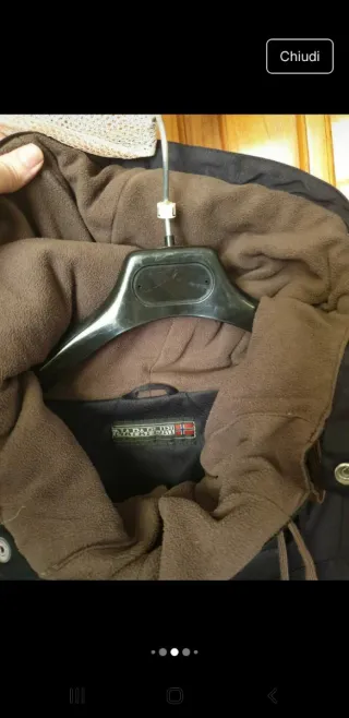 Giubbotto Napapijri blu con cappuccio