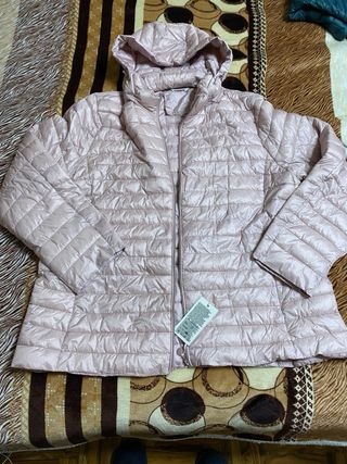 Piumino donna rosa confetto tg 52