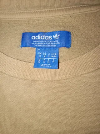 Sudadera Adidas Beige