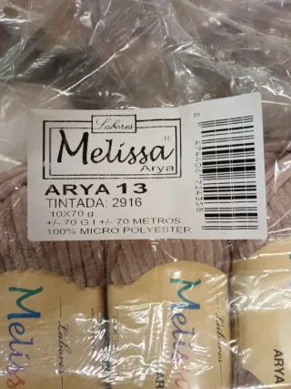 Ovillos Melissa Arya para ganchillo y crochet