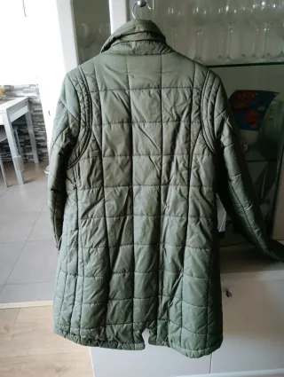 Parka acolchada invierno verde