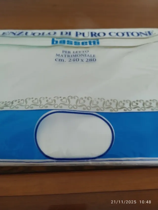 Bassetti Lenzuolo Sopra Cotone 240x280