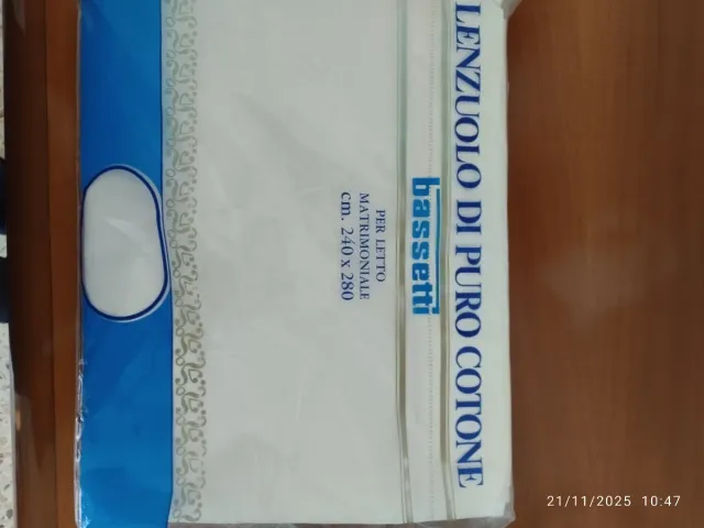 Bassetti Lenzuolo Sopra Cotone 240x280