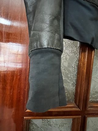 Giacca Pelle Pinko Nera,taglia 40 italiana