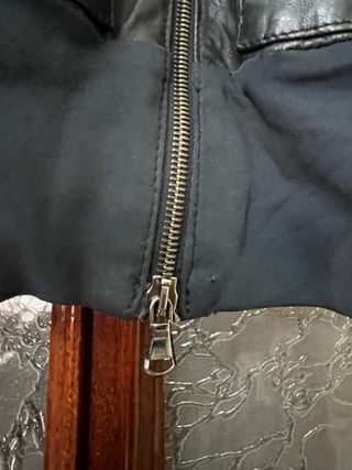 Giacca Pelle Pinko Nera,taglia 40 italiana