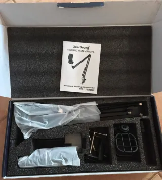 Micrófono Gaming ZealSound A68S con Soporte