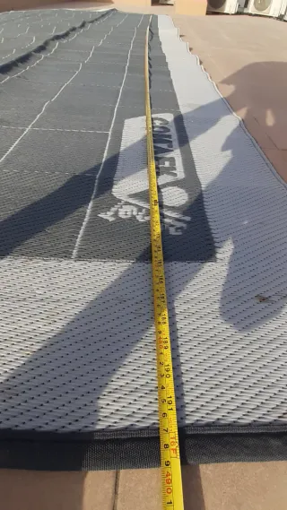 Suelo tipo bolon de camping caravana autocaravana