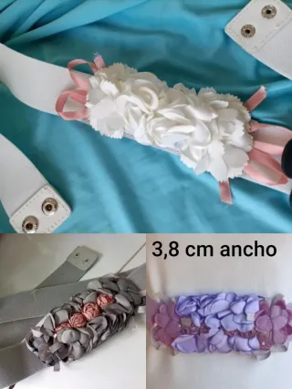 Cinturones fiesta. Con etiqueta