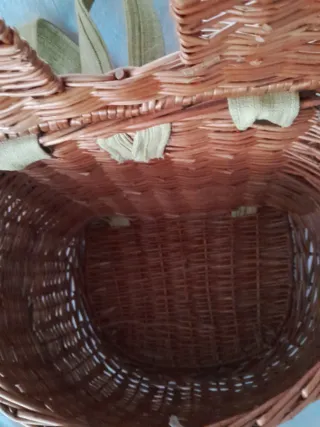 Zaino Cesta Vintage Pesca 34x34 cm