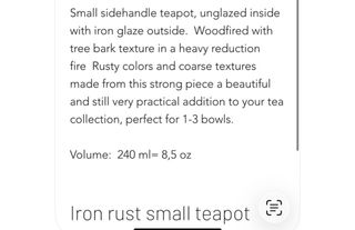 Tetera Petr Novak Sidehandle